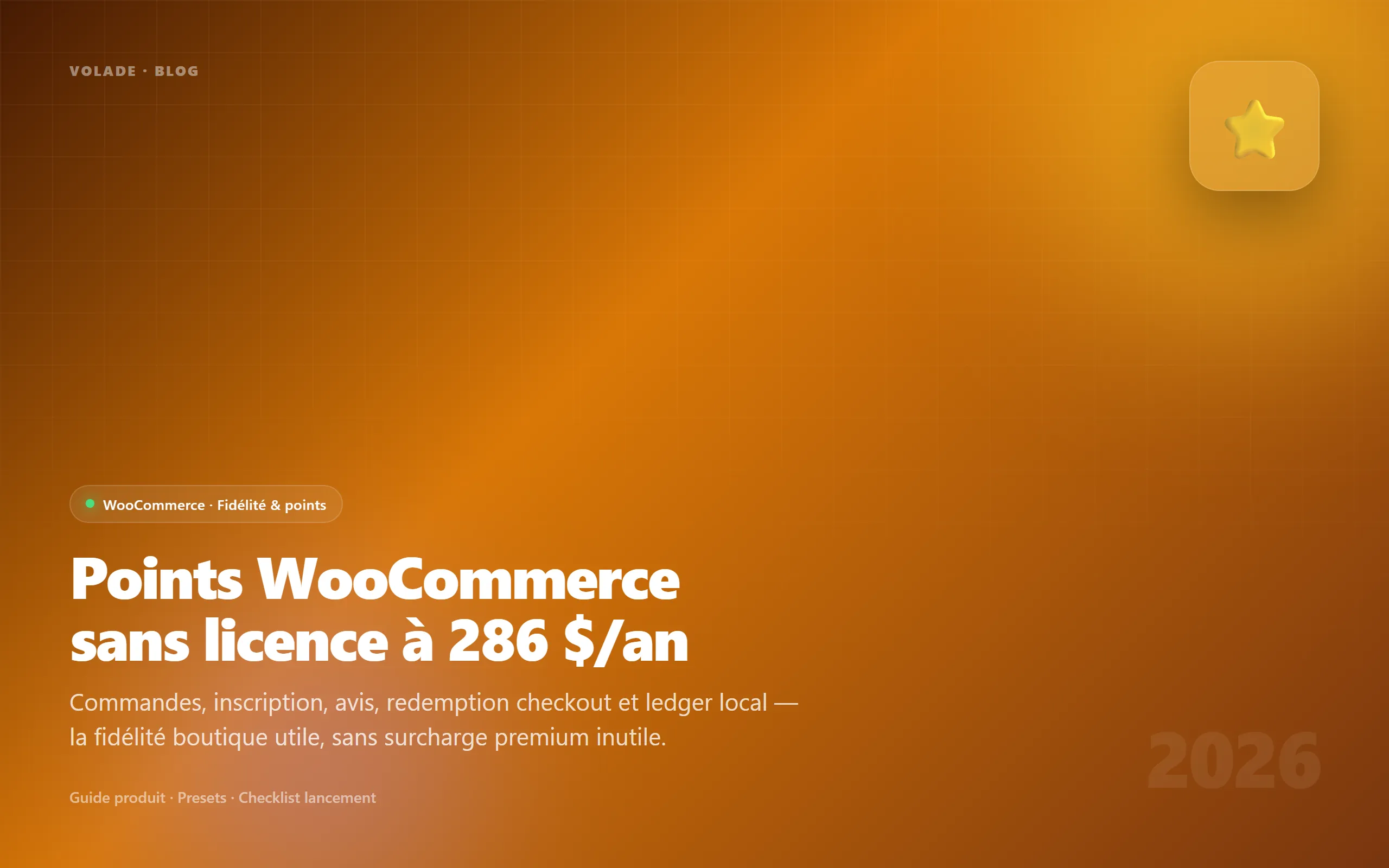 Plugin fidélité points WooCommerce 2026